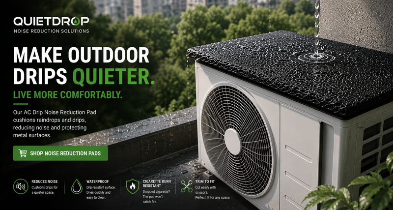 Outdoor AC Drip Noise Reduction Coil Mat